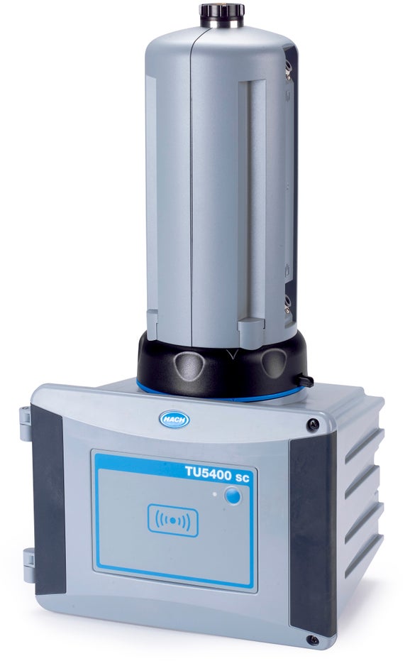 Torbidimetro laser TU5400sc ad altissima precisione per basse concentrazioni con pulizia automatica, controllo del sistema e RFID, versione ISO