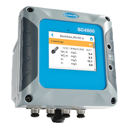 Controller SC4500, Prognosys, Modbus RS, 1 sensore analogico di pH/ORP UPW + 1 sensore analogico di conducibilità UPW, 100 - 240 V CA, senza cavo di alimentazione