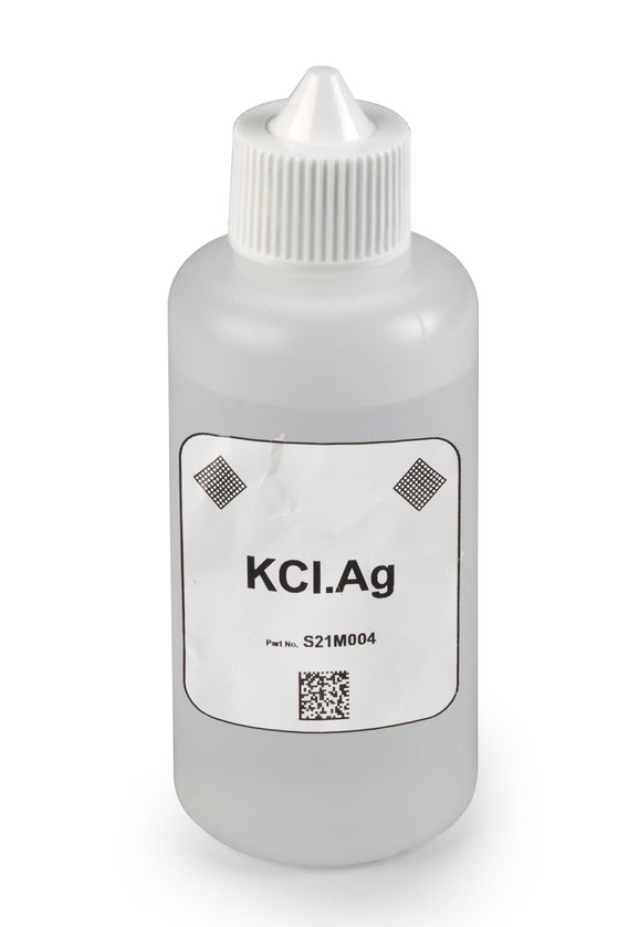 Soluzione di rabbocco, riferimento, 3 M KCl con AgCl, 100 mL