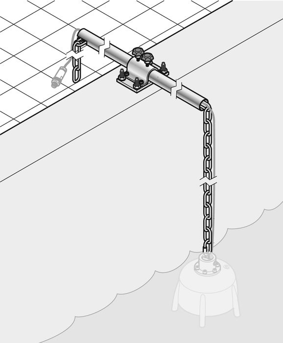 SONATAX sc Kit di montaggio a catena, 5 m