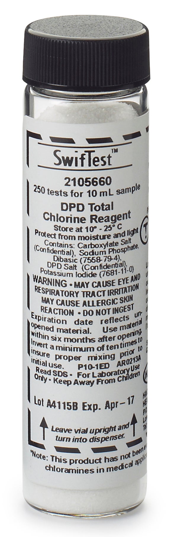 Cloro totale DPD, reagente per dispenser Swiftest (ricarica)