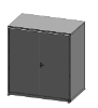 Cabinet per analizzatori AnaShell tipo AS3000, A=2,14 m x L=2 m x P=1,2m, per un massimo di due analizzatori e sistema di pretrattamento dei campioni