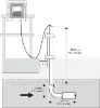 Solitax t-line sc, sonda a immersione per misurazione della torbidità 0,001-4000 NTU, con spazzola, PVC