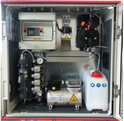 Sistema di filtrazione TMS-C, interno, 230 V, 8 m di tubo flessibile non riscaldato per campioni